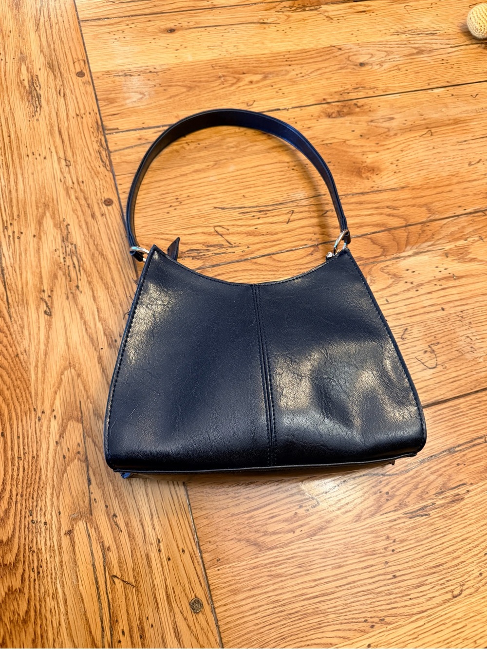 Classic Liz Claiborne Black Leather Mini Bag